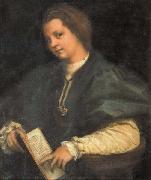 Andrea del Sarto Portrait of a Girl oil painting artist